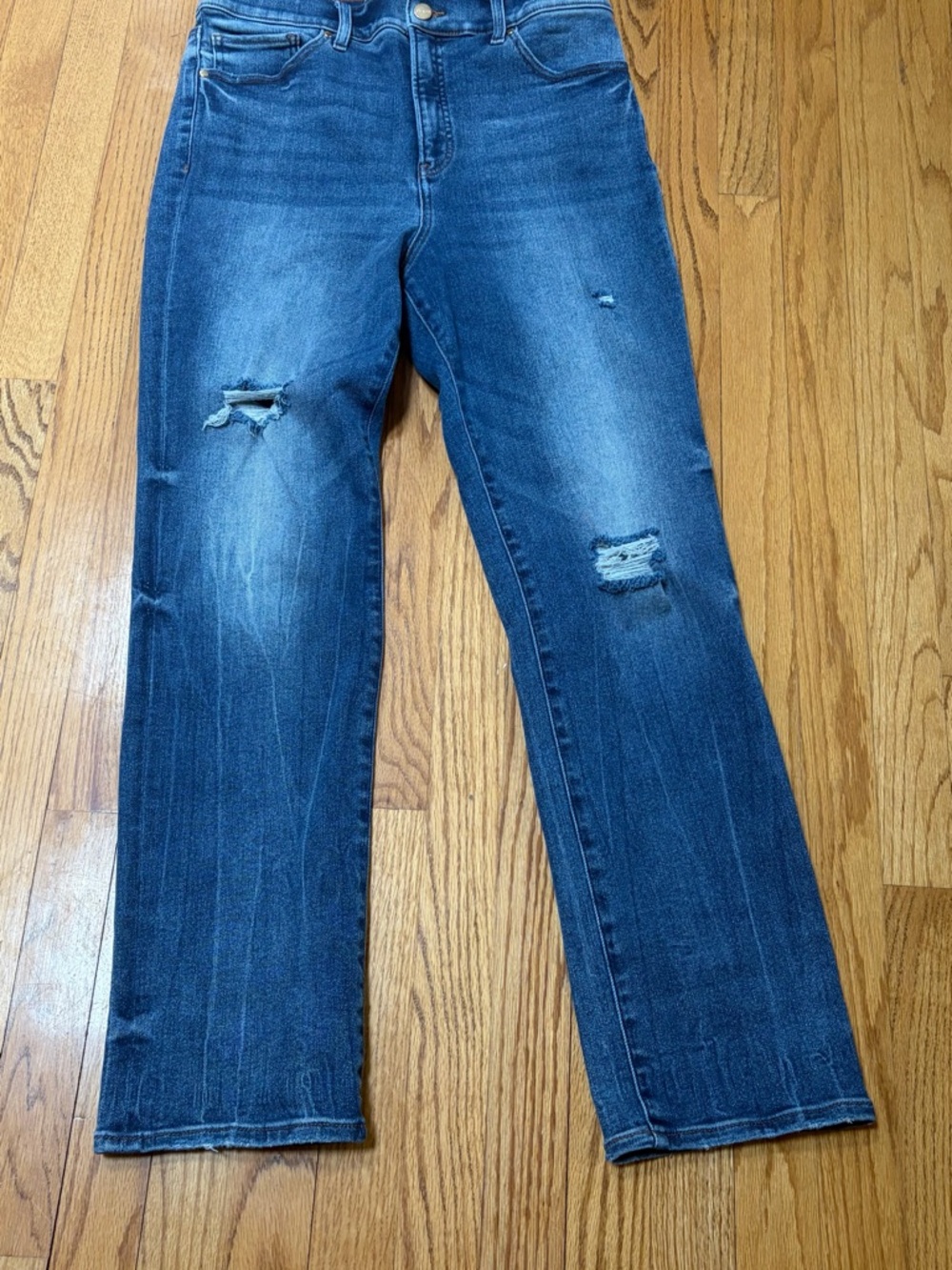 Express Women's 90s Slim Super High Rise Dark Blue